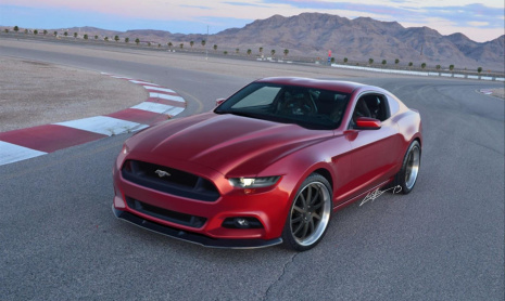 Ford выпустил более агрессивный рендер Mustang 2015